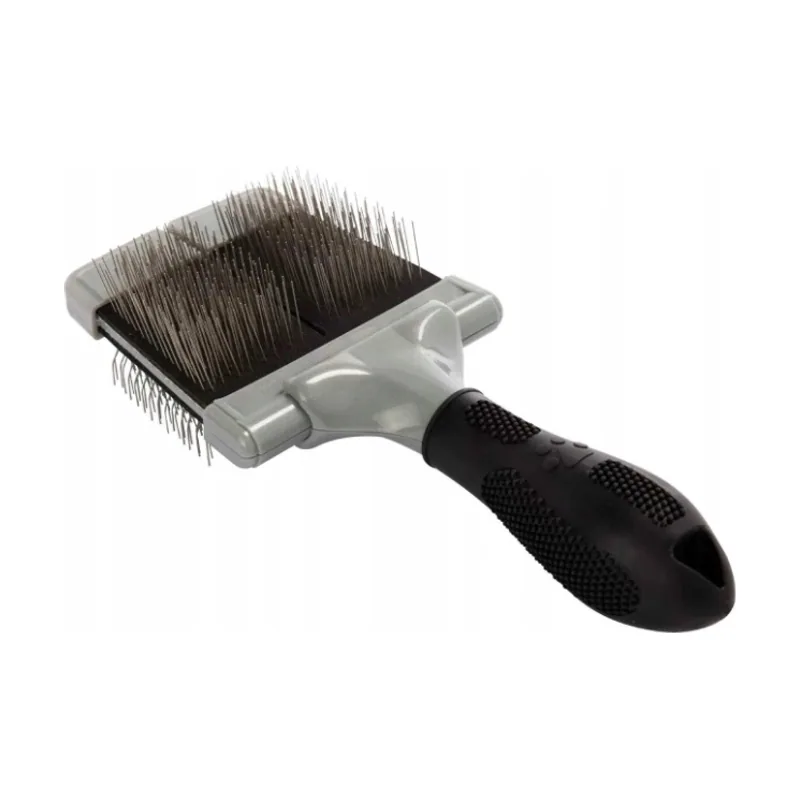 Furminator Slicker Brush Carda Grande/Dura para separar y desenredar el pelo de los perros y gatos