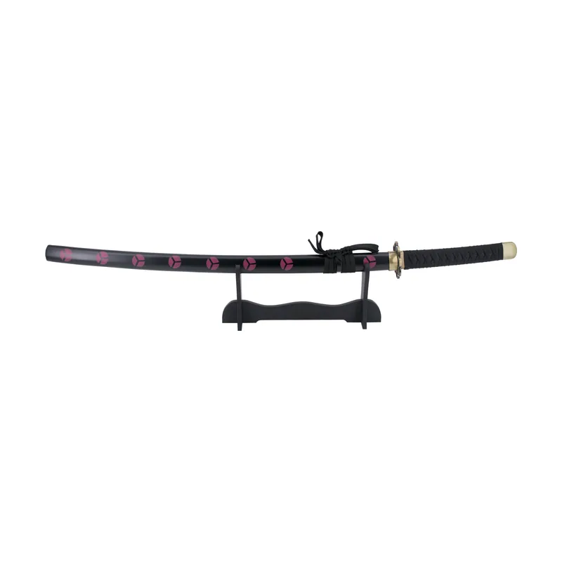 Amont Katana S5015 Shusui de Zoro de One Piece réplica no de 103 cm hoja de acero negra con dentado en