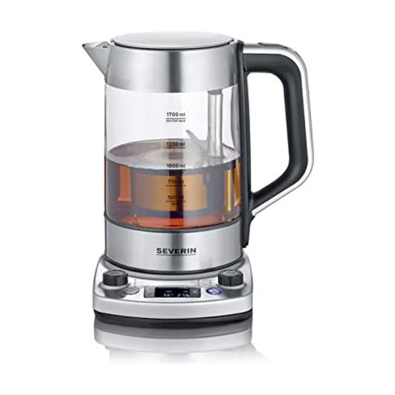 Severin Hervidor de té y agua de cristal con elevación automática