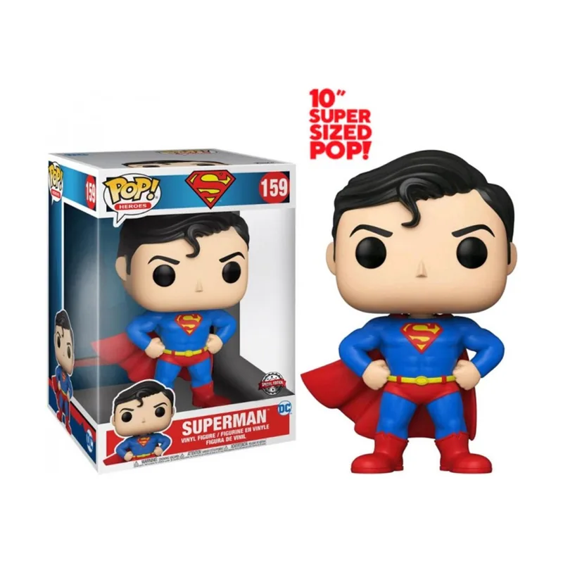 Funko Pop Figura Pop DC Comics Superman Exclusive 25CM Muñecos cabezones