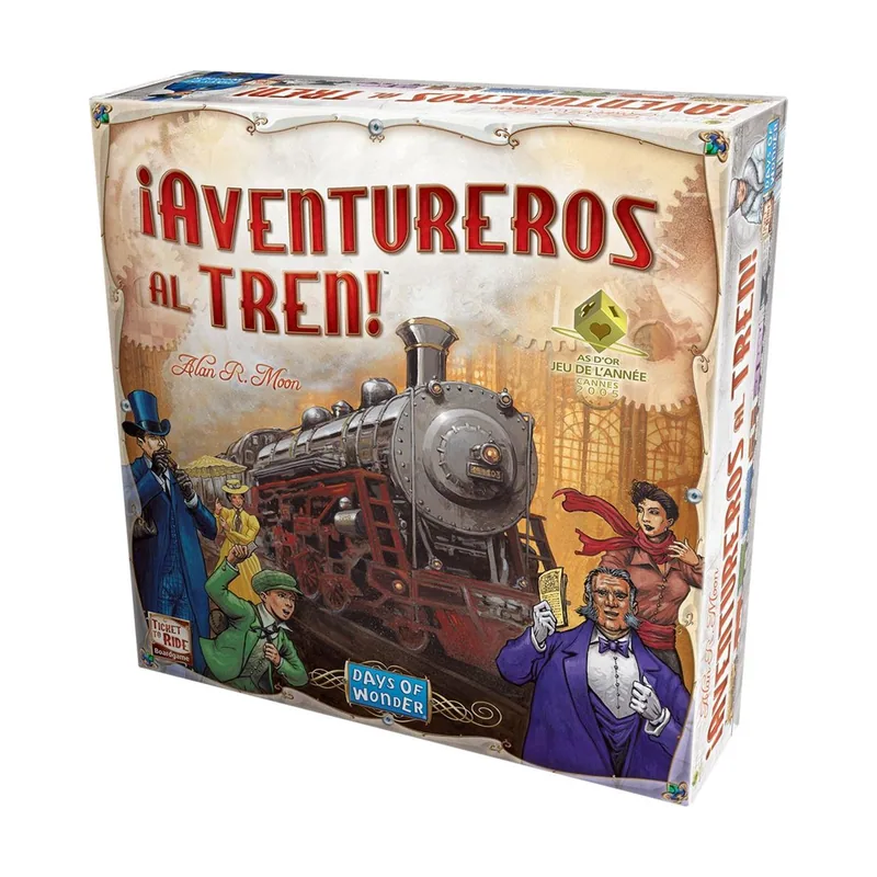 Asmodee ¡Aventureros al Tren! Juego de Estrategia de Trenes