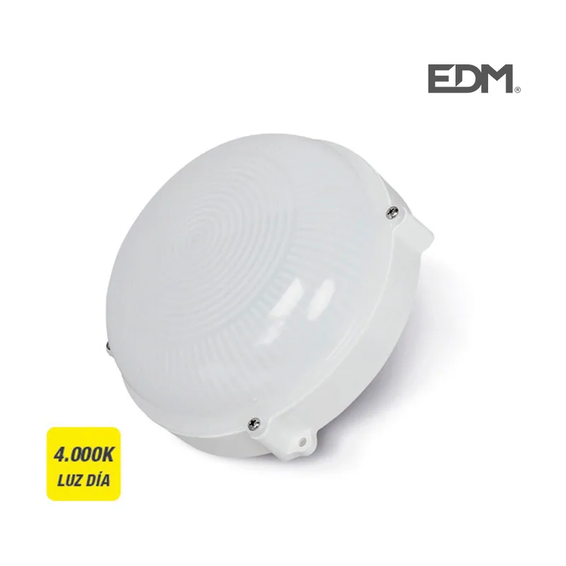 EDM Aplique Exterior LED Circular 12W 1080 Lumens IP65