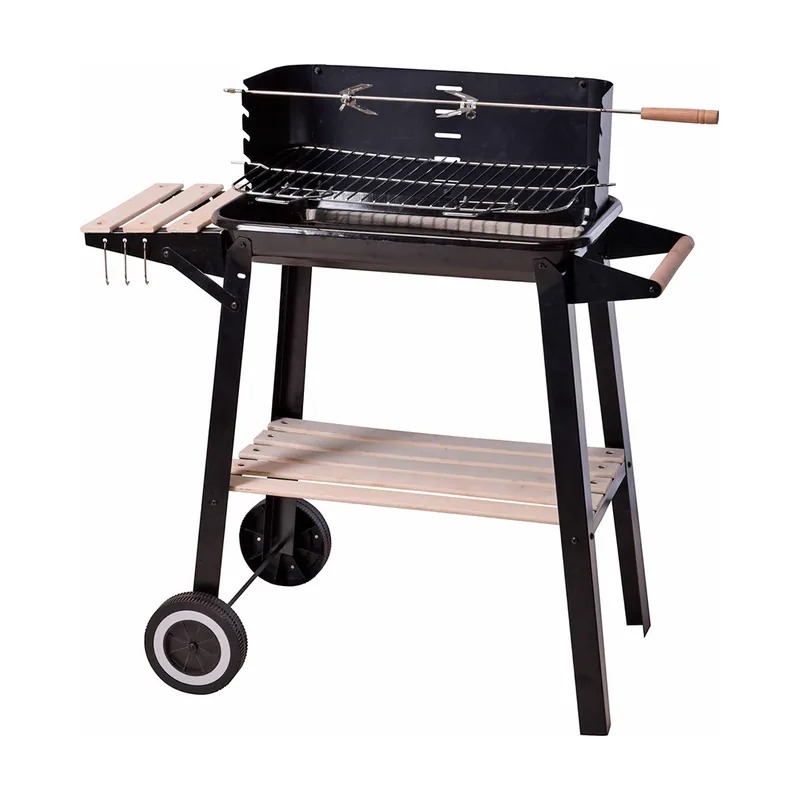 Bbq collection rectangular de carbon 54x34x6.5cm