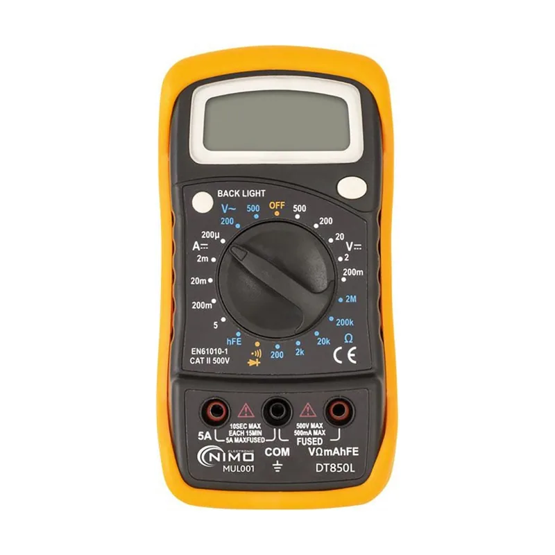 Nimo Multimetro digital mul001 dt850l.