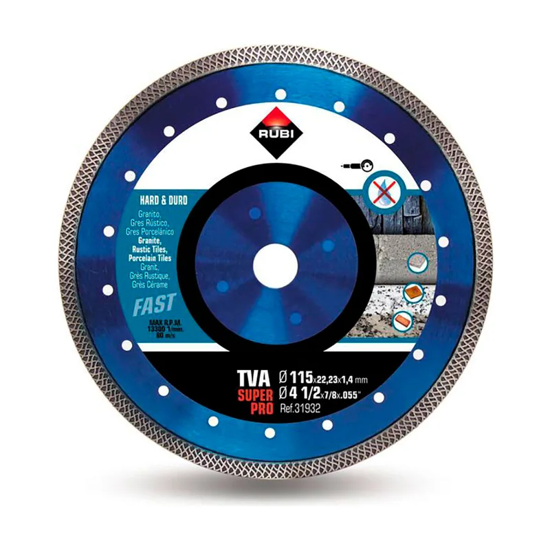 Rubi Disco de Diamante para Porcelánico TURBO VIPER TVA