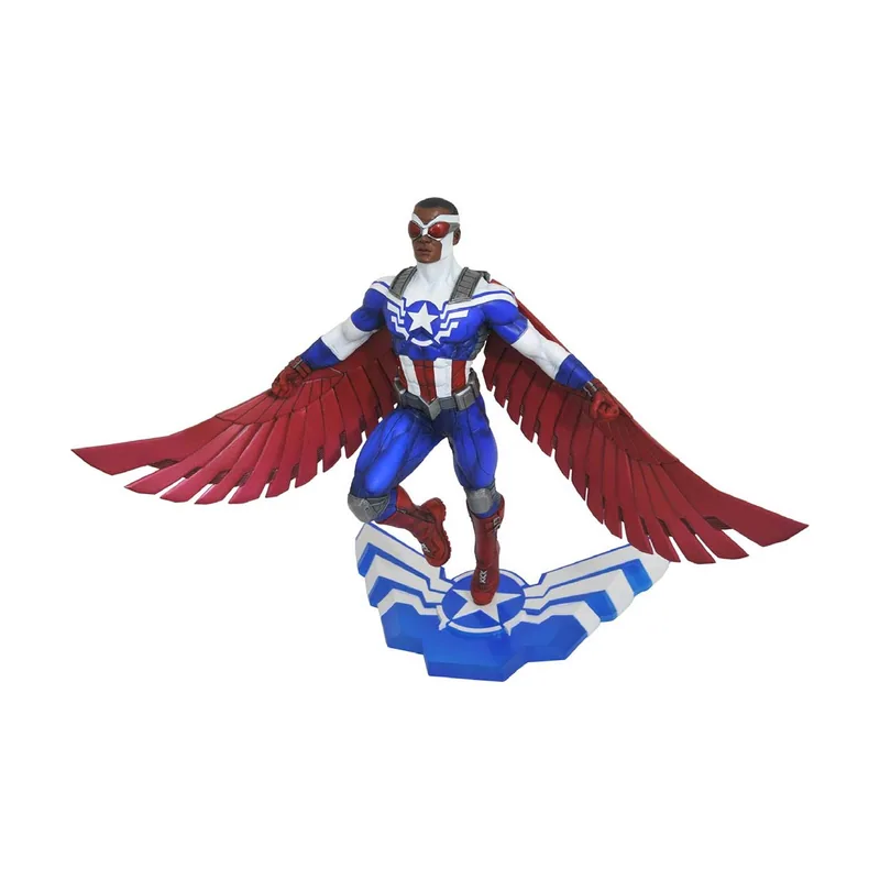 Diamond Comics Distributors Marvel Gallery Estatua de Sam Wilson Capitán America de 25 cm
