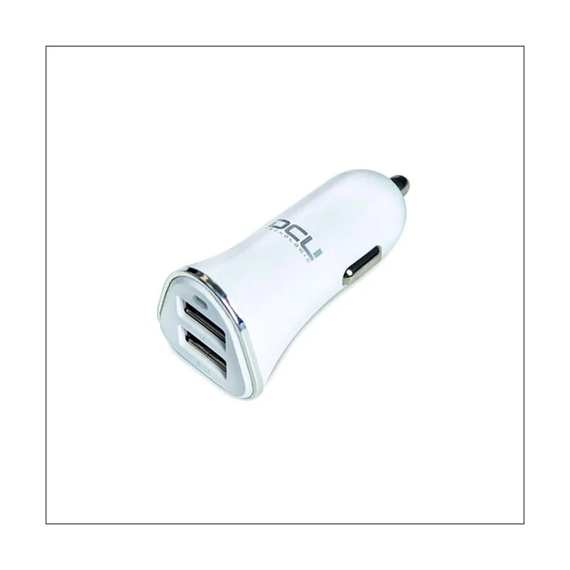DCU Alimentador Cargador USB MECHERO Coche 12/24Vdc Salidas 2x5Vdc 2,1A