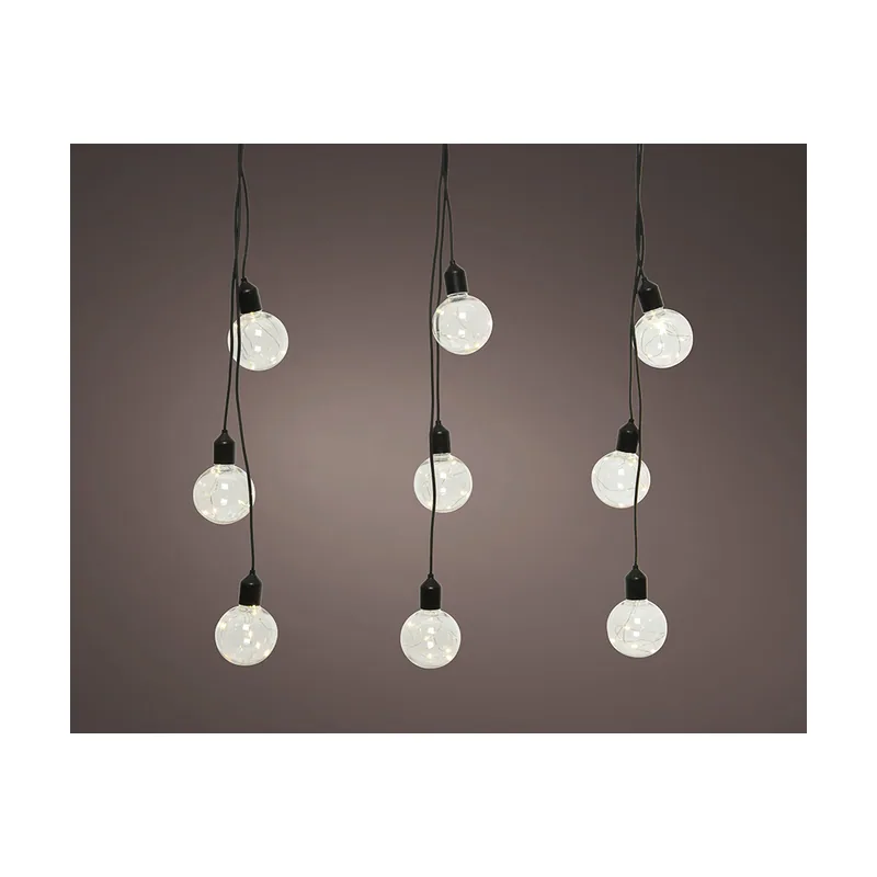 Lumineo Guirnalda Bombillas Globo CON Microled Para Exterior 3m 12 Leds