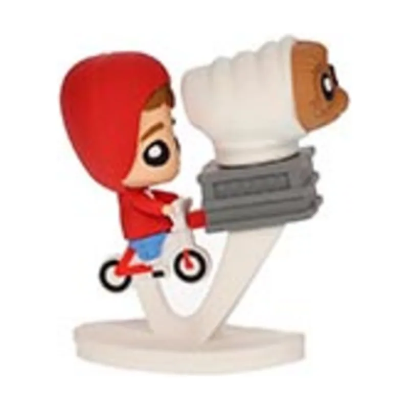 SD Toys Elliott Y E.T. Bicicleta Figura Goma Pokis E.T.