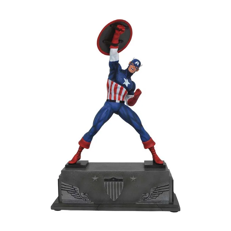 Diamond Comics Distributors Marvel Premiere Capitán América Estatua O/A