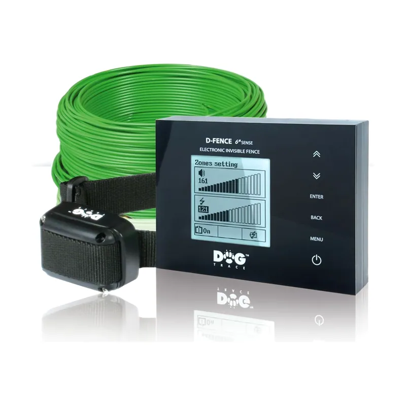 Dogtrace Pastor Eléctrico Valla Antifugas para perros D-Fense 6th Sense Digital Hasta 2200 Metros de Perímetro apto para perros de cualquier peso.