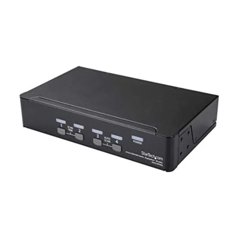 Startech StarTech.com Switch Conmutador KVM de 4 Puertos DisplayPort