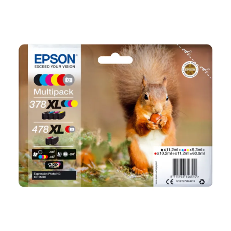 Epson Squirrel Multipack 6-colours 378XL