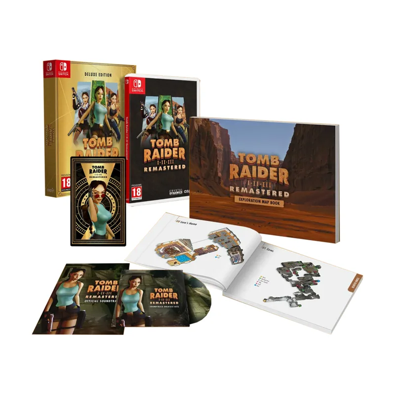 Crystal Dynamics Tomb Raider I-III Remastered Starring Lara Croft Edición Deluxe