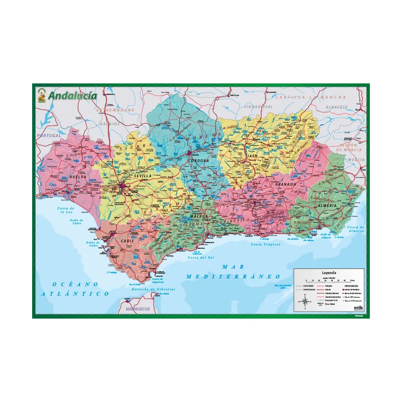 Grupo Erik Vade mapa Andalucía