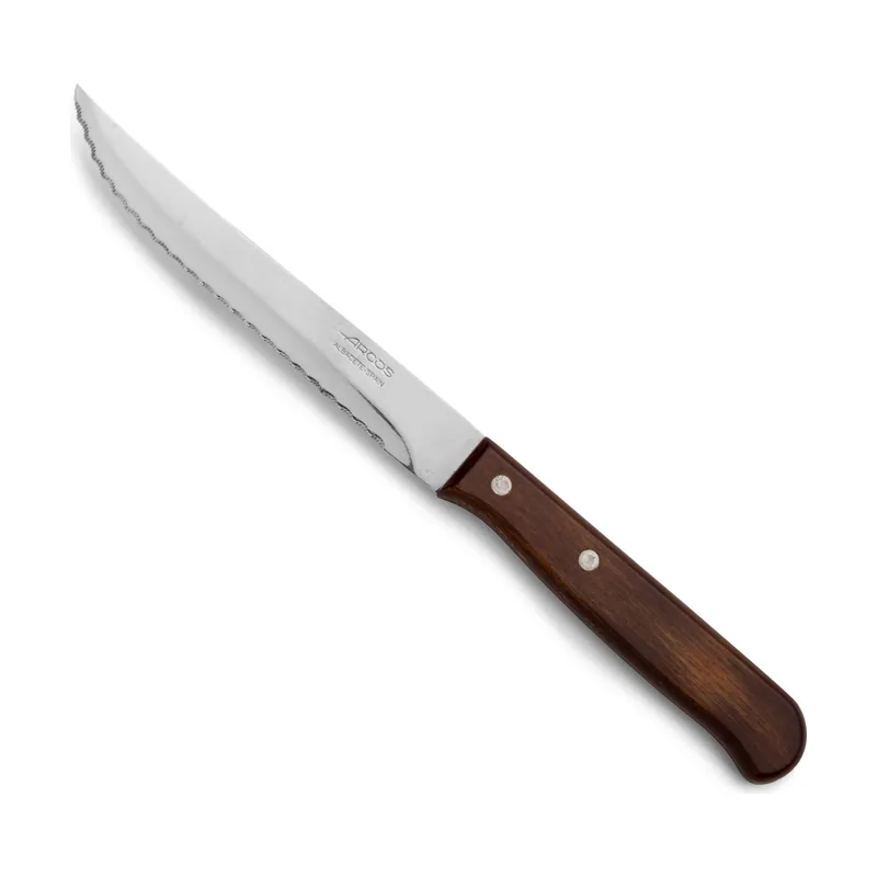 Arcos Cuchillo para cocina Latina 100801 de acero inoxidable Nitrum y mango de madera comprimida con hoja de 13 cm en blíster