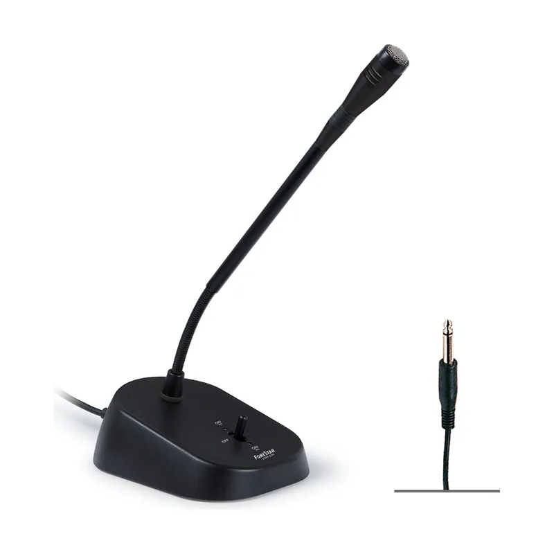 Fonestar Microfono Sobremesa Dinamico JACK 6,3mm Mono