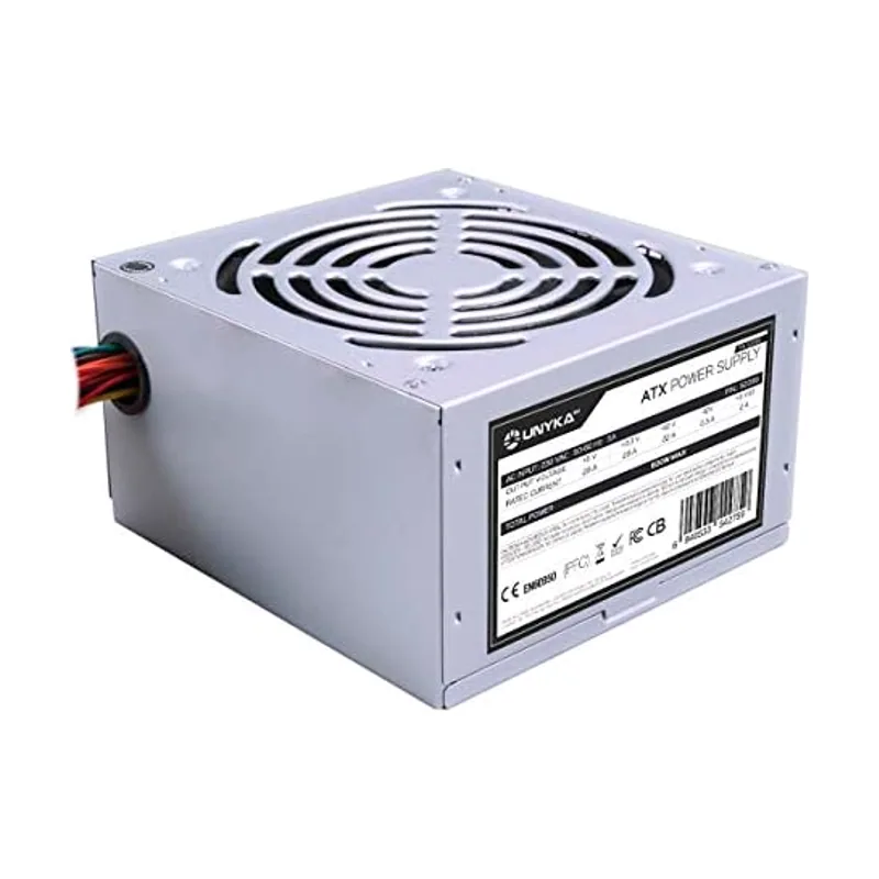 Unykach ATX 500W de fuente de alimentación 20+4 pin ATX