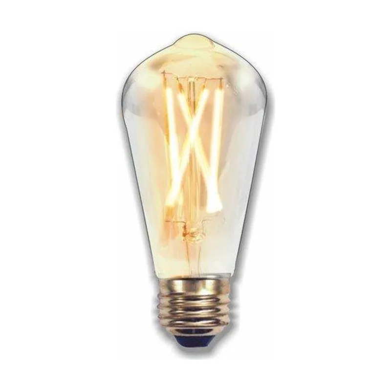 Silver Bombilla LED Filamento E27