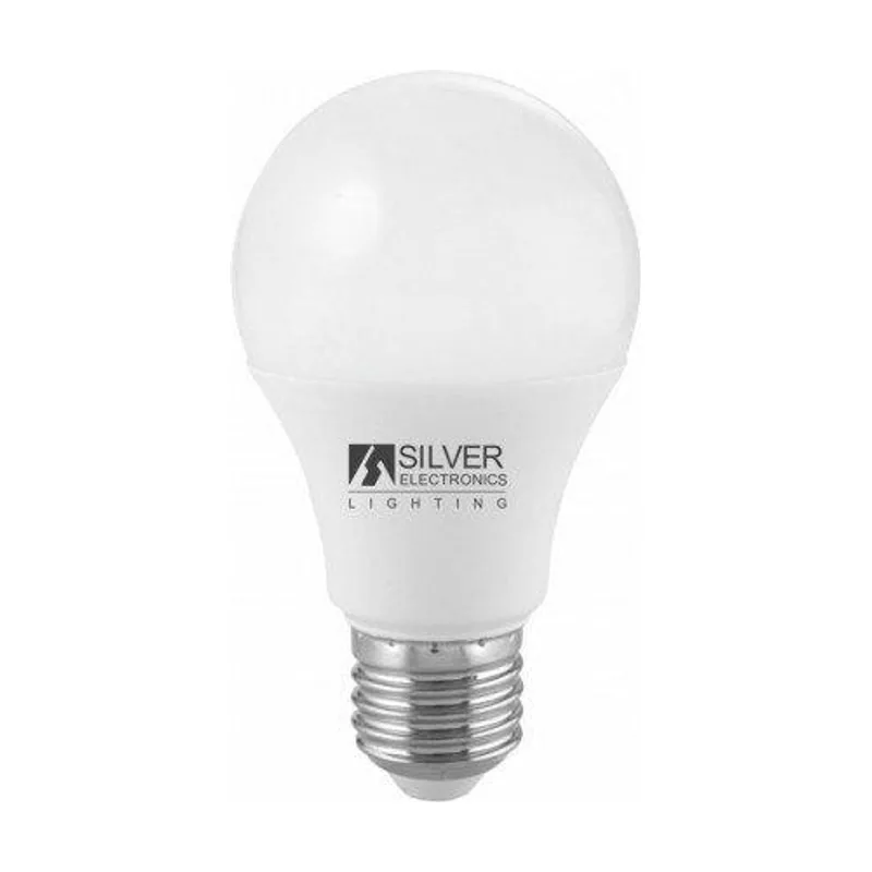 Silver Bombilla LED E27
