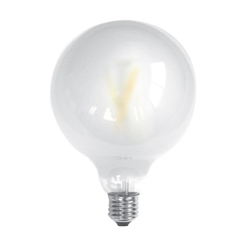 Silver Bombilla LED Filamento GLOBO E27