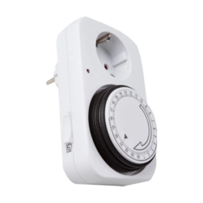 Silver Programador Mecanico Diario 3600W Ajuste 15 Minutos