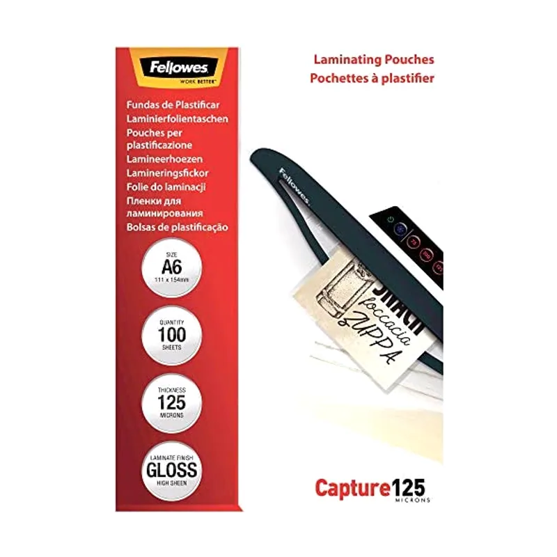 Fellowes Fundas de Plastificar A6
