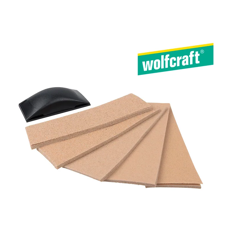 Wolfcraft Juego de lijar manual de 51 pzas. I 2898000