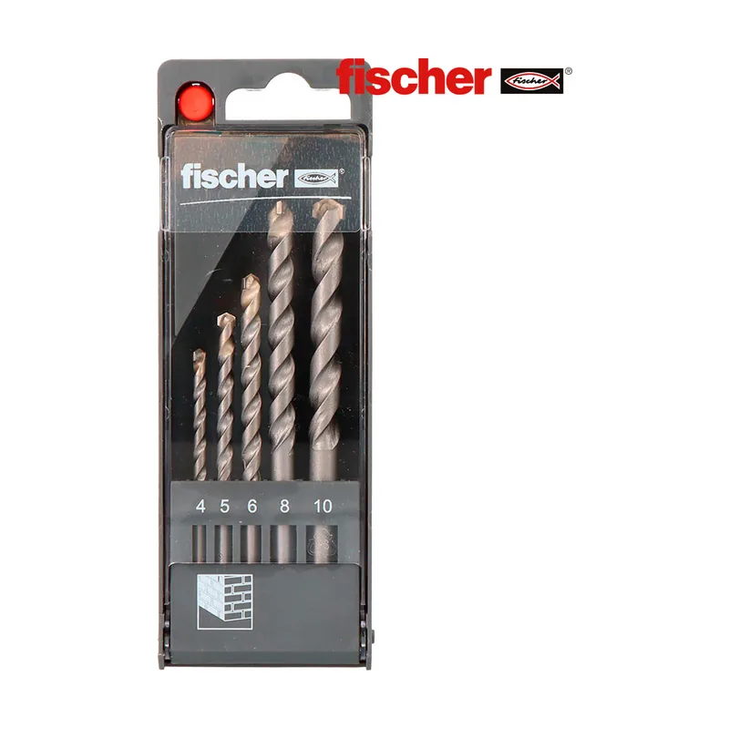Fischer 543025 broca de corte espiral 5 pieza s