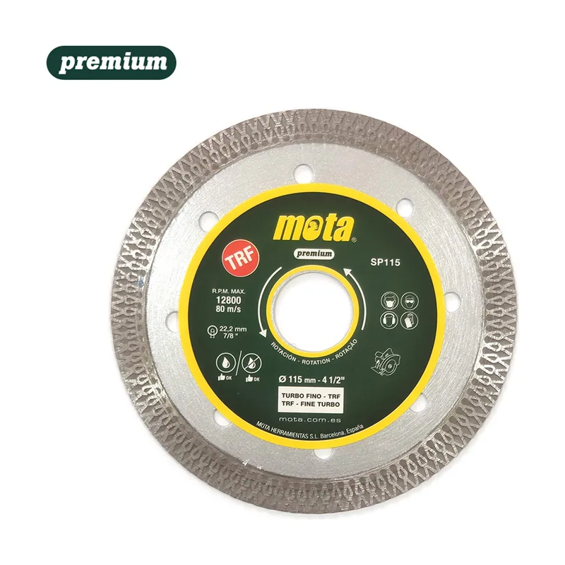 Mota Disco Diamantado Turbo Fino TRF Ø115mm 4-1,2" SP115