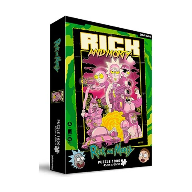 SD Toys Puzle 1000 Retro Poster Rick Y Morty