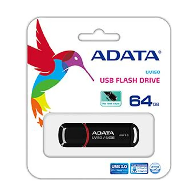 Adata 64GB DashDrive UV150 flash USB tipo A 3.2 Gen 1 3.1 Gen 1