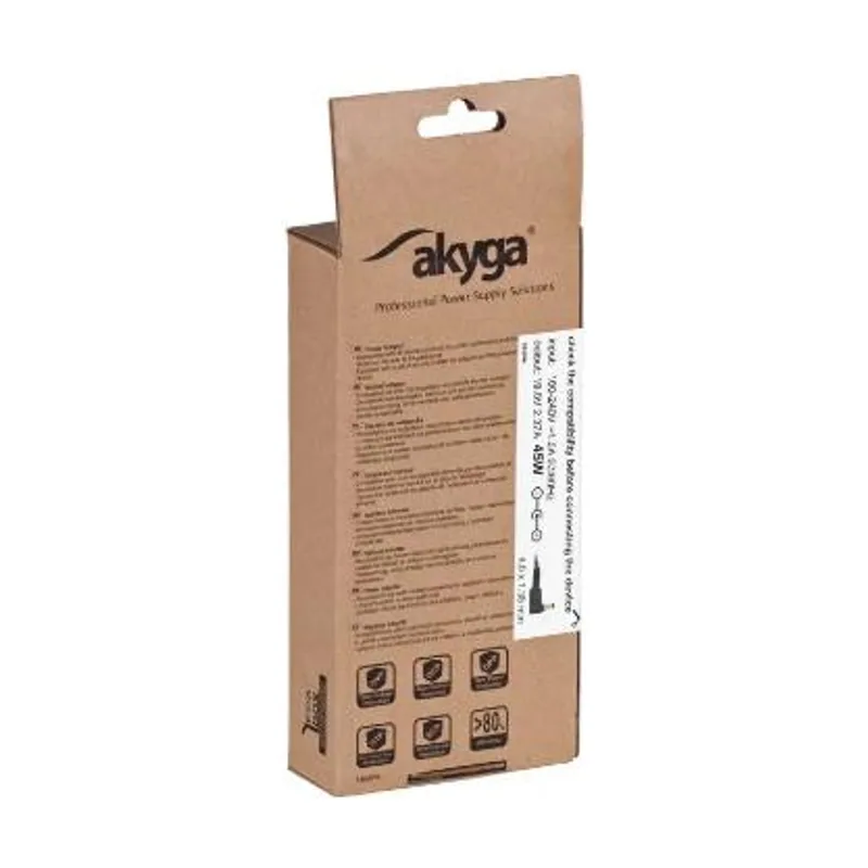Akyga Cargador para portátil 19 V
