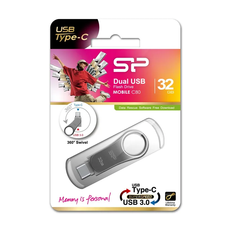 Silicon Power Mobile C80 flash USB 32 GB USB Type-A