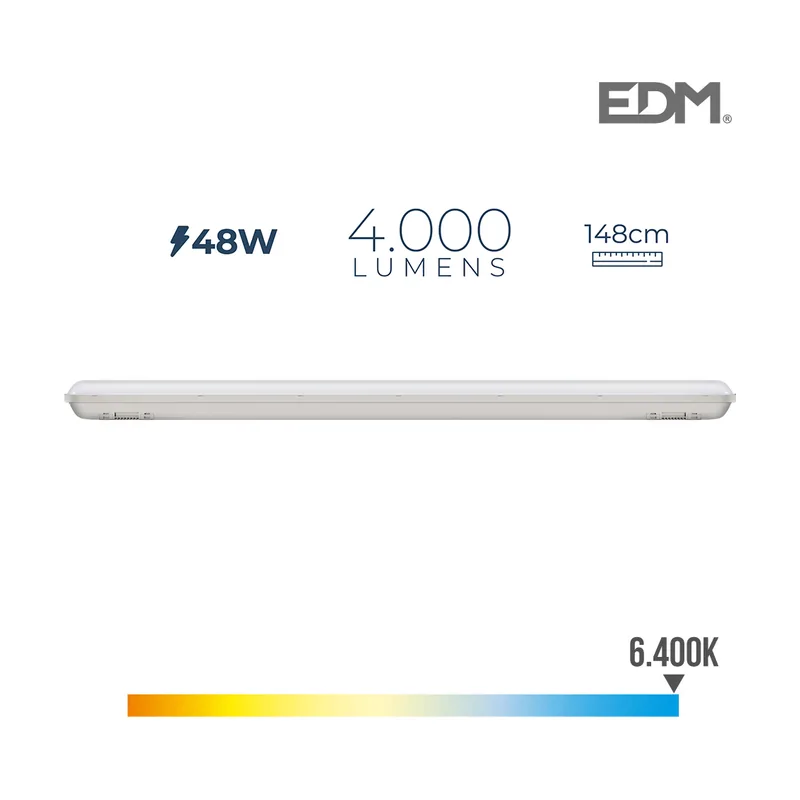 EDM Regleta Estanca LED IP65