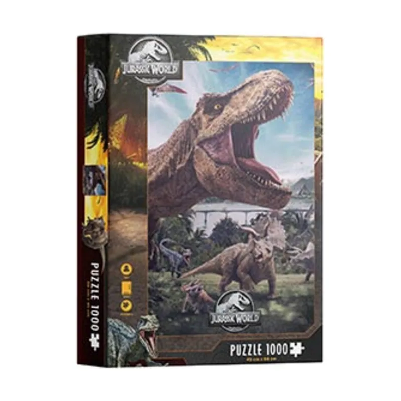 SD Toys Puzle 1000 Poster Compo Rex Jurassic World