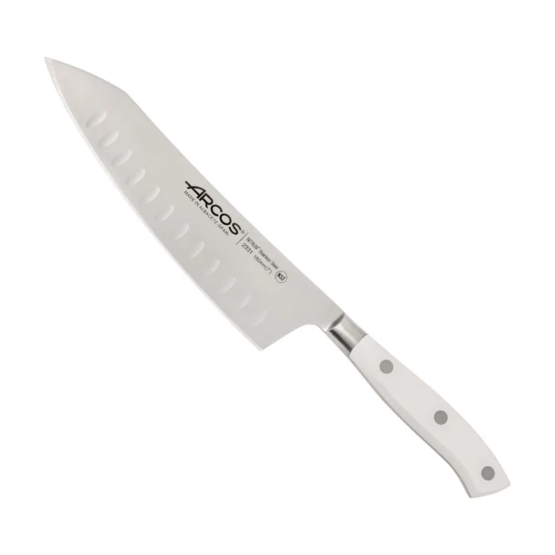Arcos Cuchillo Rocking Santoku de la serie Riviera