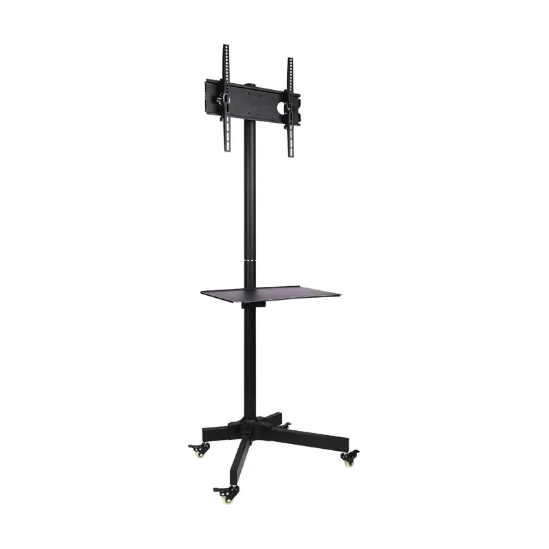 Techly 100730 Soporte de Suelo con Estante para televisor LCD/LED/Plasma
