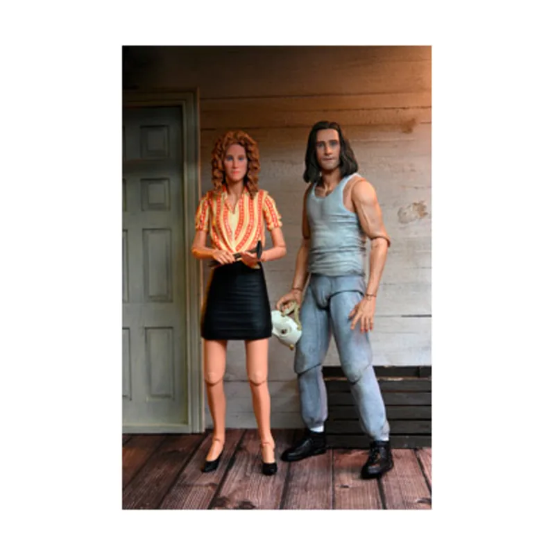 National Entertainment Collectibles Assoc. Pack April O'Neil & Casey Jones Farm Fig. 18 cm Tmnt 1990 Movie Scale Action Figure Re-Run
