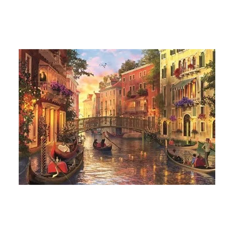 Educa Sunset in Venice Puzzle rompecabezas 1500 pieza s Paisaje