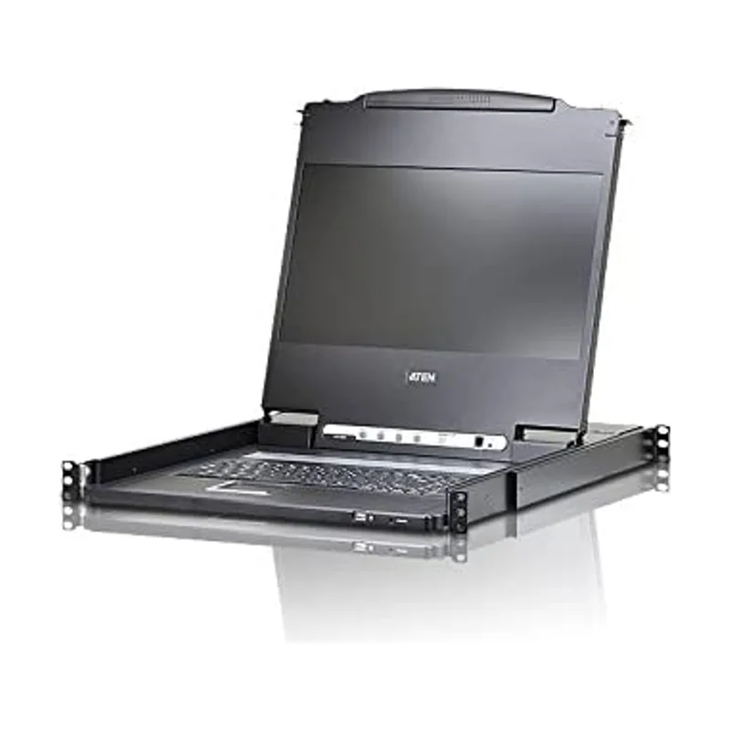 Aten consola lcd single rail hdmi dvi vga
