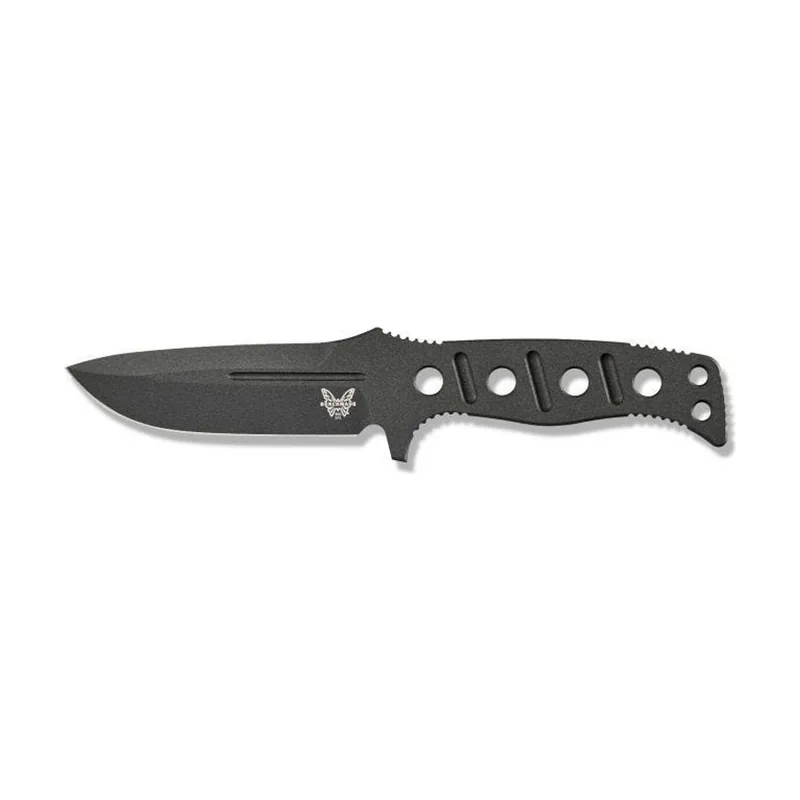 Benchmade STE-375BK-1 Cuchillo Táctico Fixed Adamas hoja fija drop point CPM-CruWear super acero para herramientas 63-65 HRC de 23,29 cm
