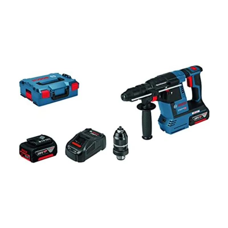 Bosch Professional 18V System martillo perforador a batería GBH 18V-26 C incl. 2 bat. 5.0Ah