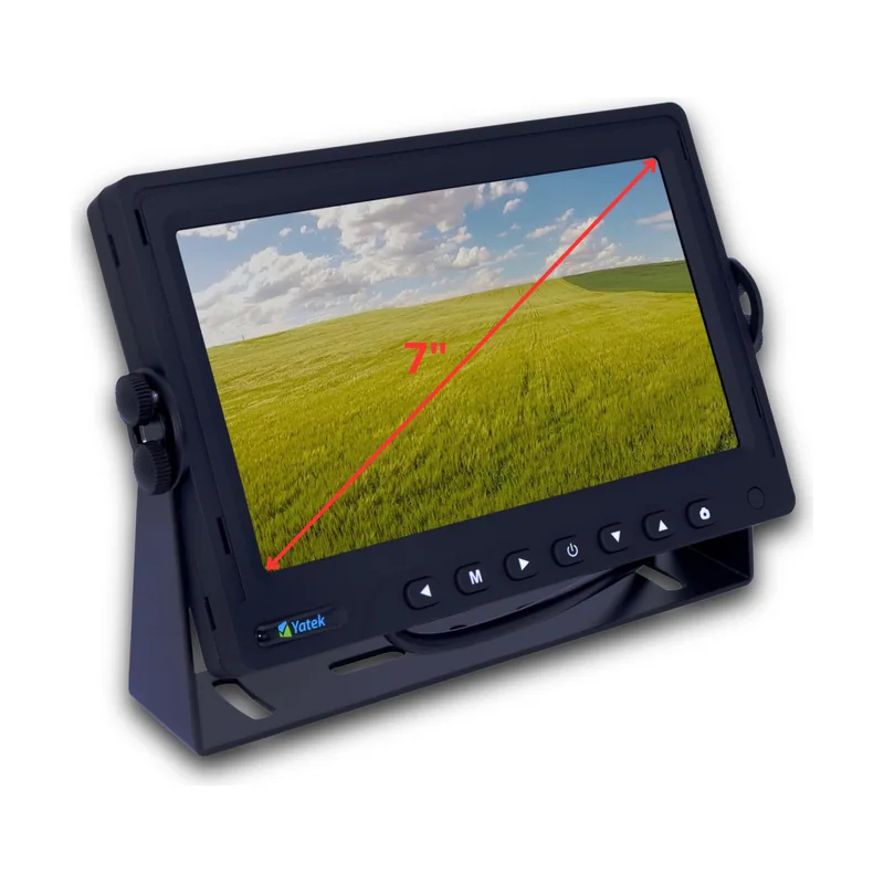 Yatek IPS visión trasera en vehículos de 7"