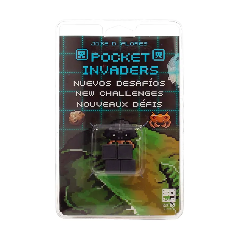 SD Toys SD GAMES Juego de Mesa Pocket Invaders Tercera edicion desafios pegi 8