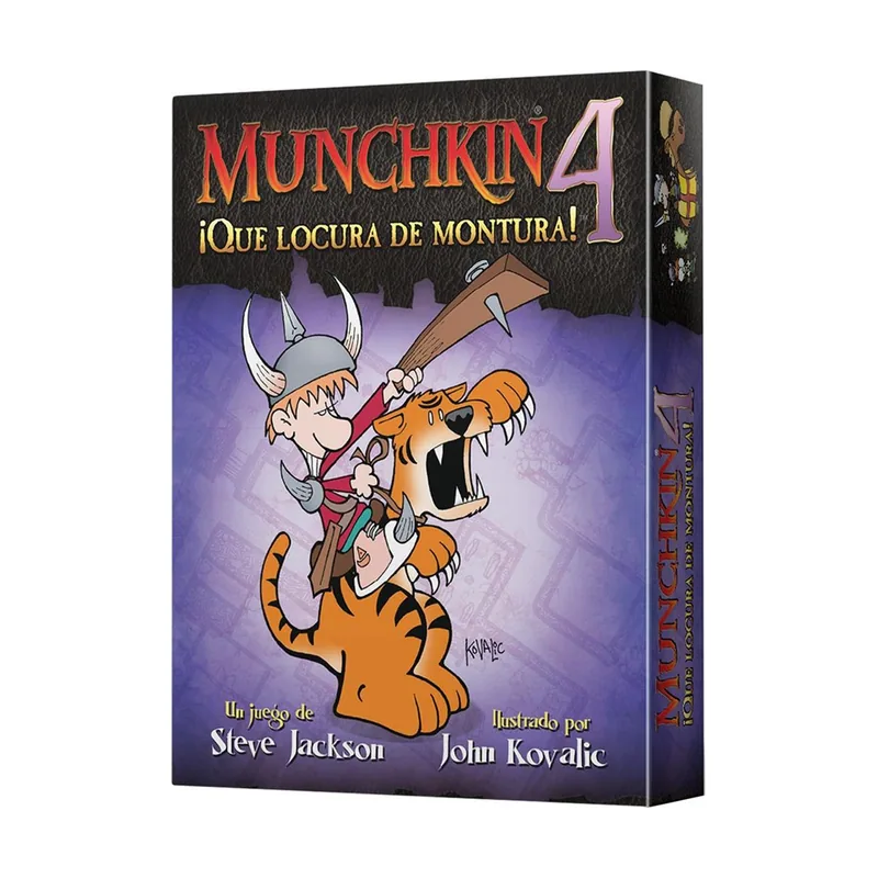 Asmodee munchkin 4 ¡que locura de montura! pegi 10