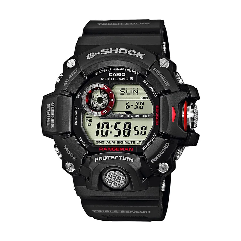Casio GW-9400-1ER Resina correa