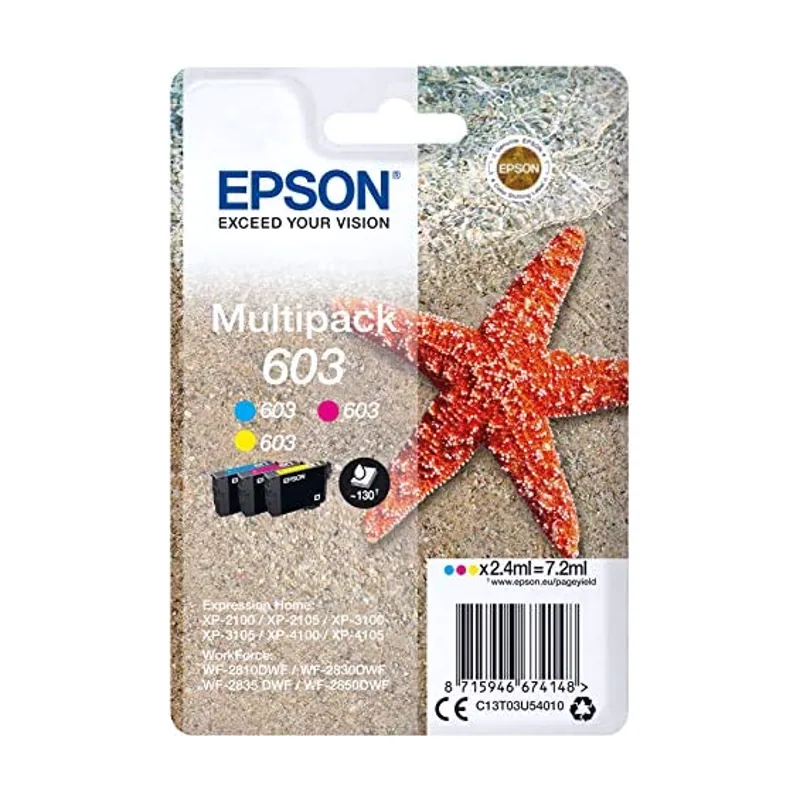 Epson Multipack 3-Colours 603 Ink SUPL