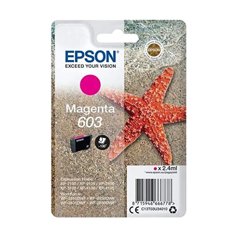 Epson Paquete Individual Tinta 603 Magenta
