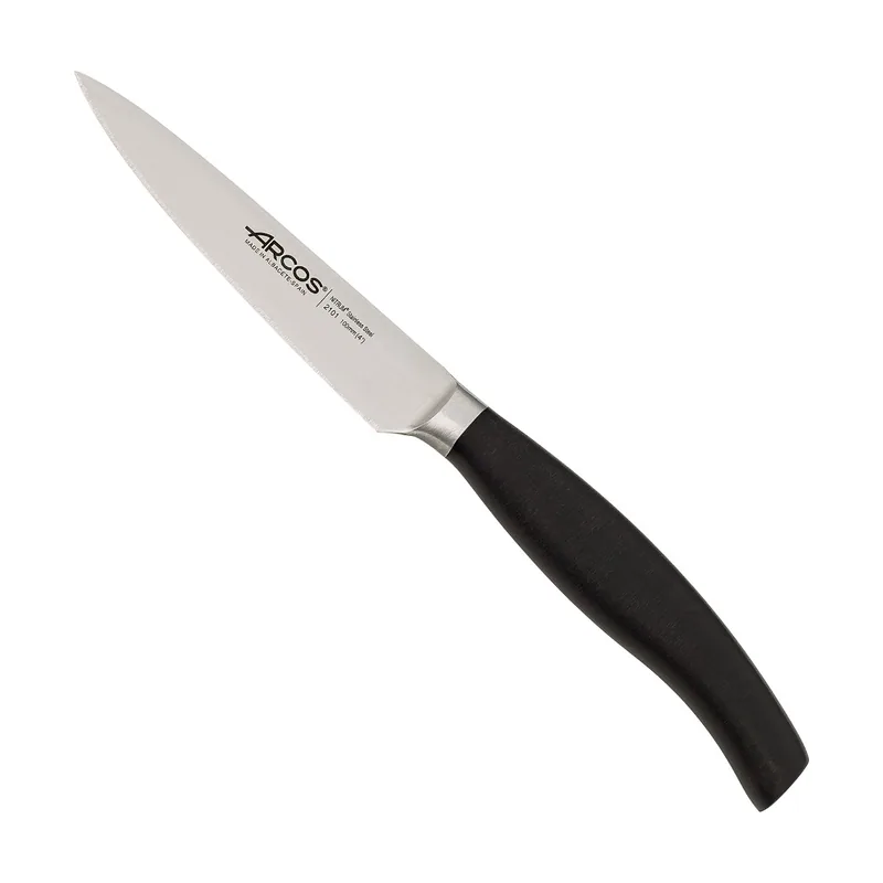 Arcos Cuchillo mondador de la serie Clara con hoja Acero Inoxidable NITRUM® de 10 cm de longitud y mango de Polipropileno PP